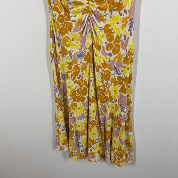 Free People Floral Print Key to Your Heart Size XS Boho Spring Romantic Dress - Picture 5 of 13